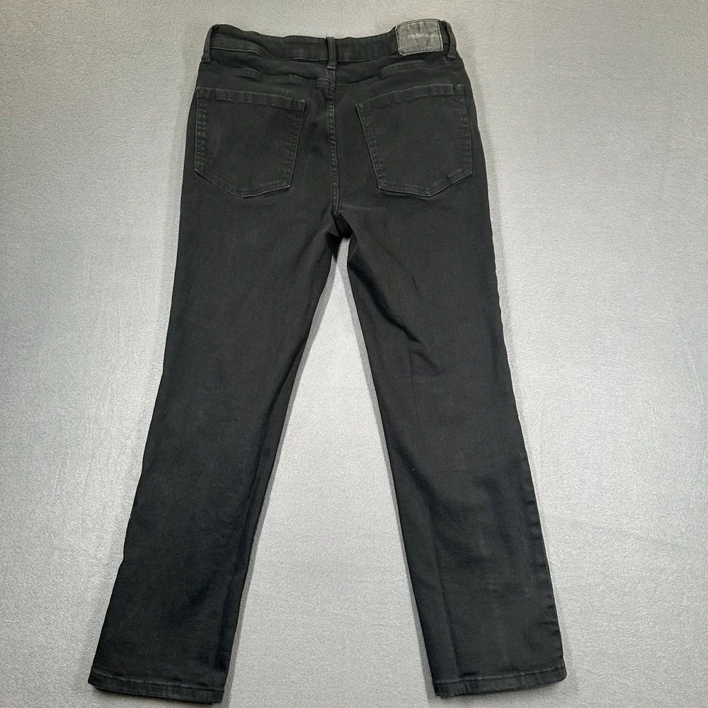 RSQ Jeans Mens 32x30‎ Black Denim Stretch Low Rise 5-Pockets Slim Straight Leg